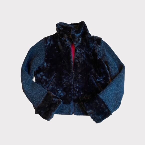 Baxis Vintage Faux Fur Jacket Size Large - Picture 7 of 10